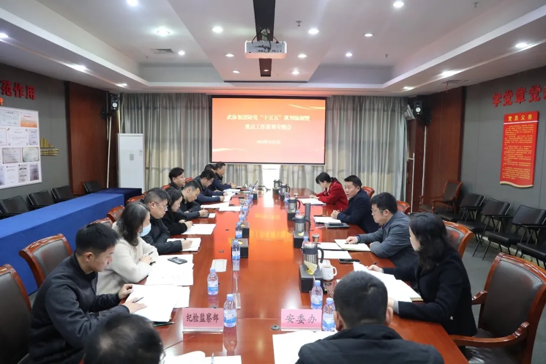 武体集团召开研究“十五五”规划编制暨重点工作谋划专题会
