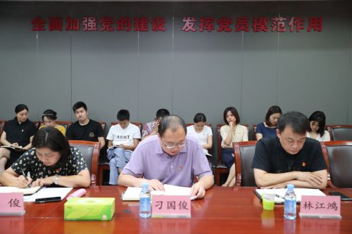 公司召开主题教育调研成果交流会 王旗华讲授主题教育专题党课(图2)