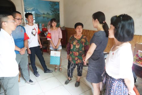 公司领导慰问帮扶对象(图1)