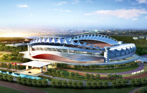 体育中心开展植树活动</br>建香樟大道为军运会建设添绿(图4)