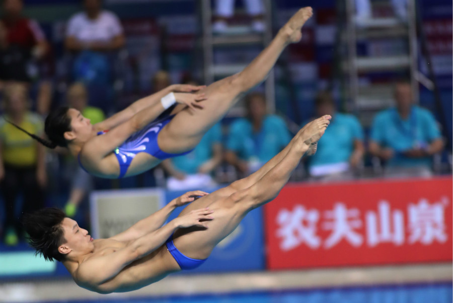 跳水世界杯第六日：中国队凯歌高奏再摘两金