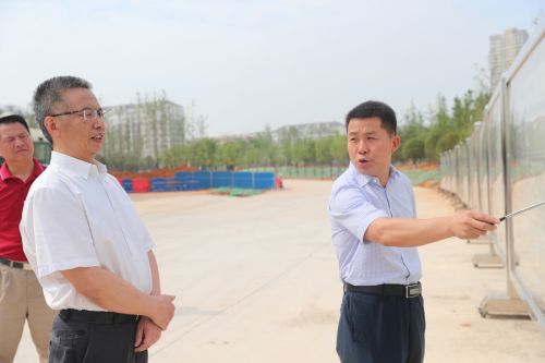 彭绪宁来武汉体育中心调研军运会建设(图2)