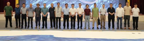 军运会主题国画完成 今日移交武汉体育中心(图1)