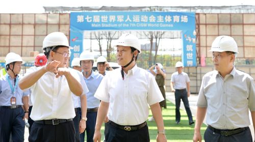 军运会倒计时一周年，你准备好了吗？武汉体育中心信心满满全力筹备进入冲刺期(图1)