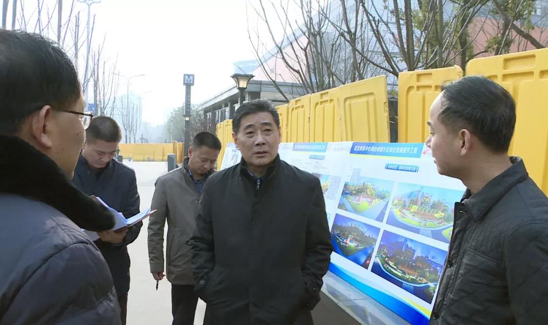 彭浩到武汉体育中心现场办公 检查推进军运会场馆建设和环境提升工作(图3)
