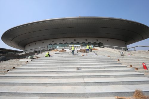 胡立山调研军运会主场馆建设(图4)