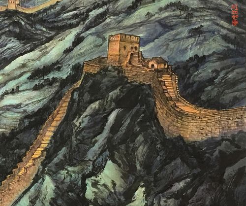 解密军运会主题国画——《巍巍长城》(图3)
