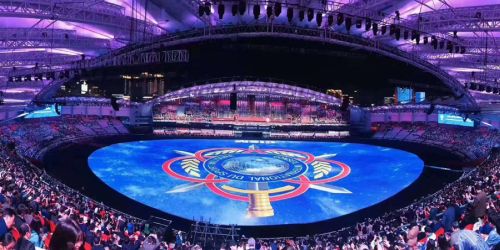 第七届世界军人运动会在武汉体育中心隆重开幕 习近平出席开幕式并宣布运动会开幕