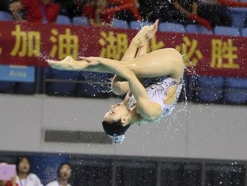 “水上芭蕾”究竟有多美？全国花样游泳锦标赛武汉“绽放”（附精美图集）(图10)