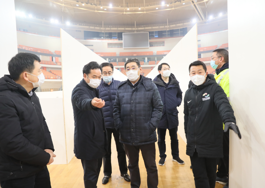 日夜赶织生命之网 武汉体育中心“方舱医院”建设完成 彭浩要求同时间赛跑与病魔较量(图7)