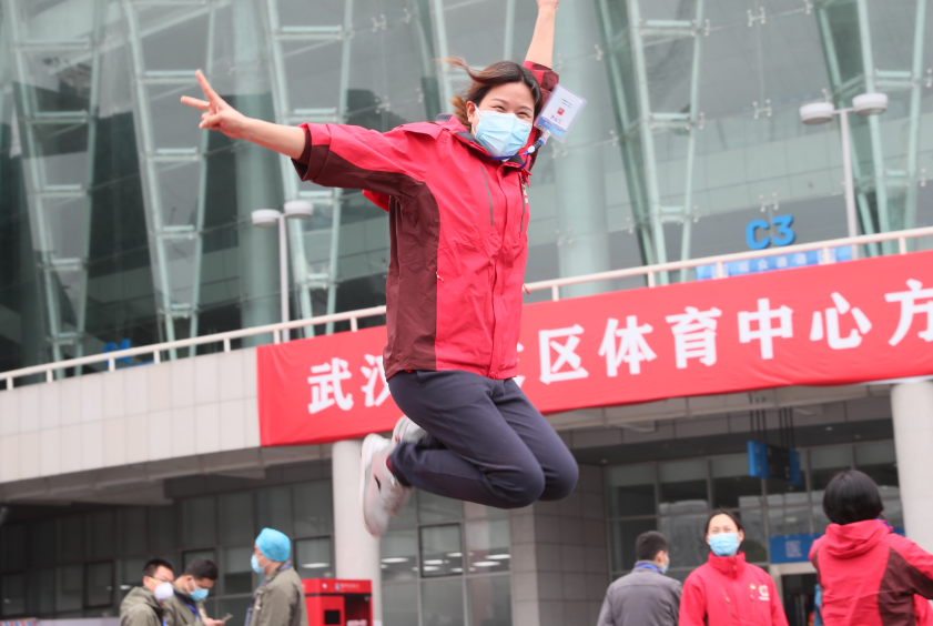 武汉开发区体育中心方舱医院休舱(图8)