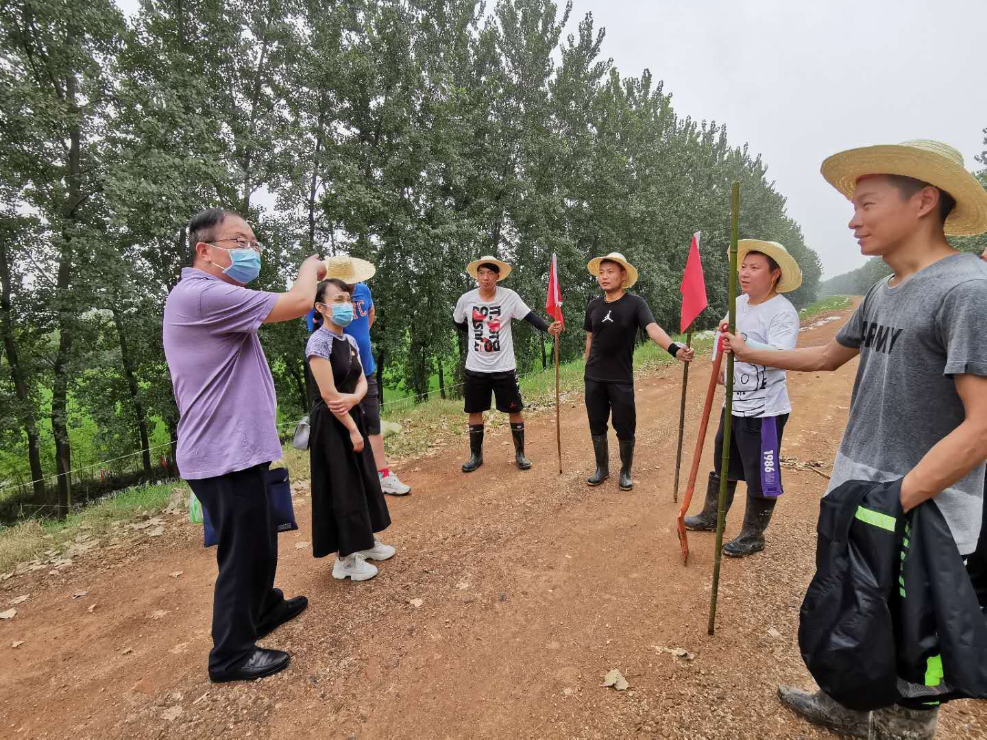 刁国俊督导防汛工作(图3)